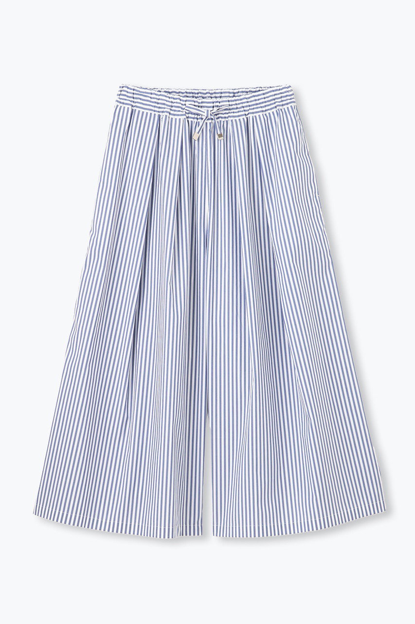 lelill ピマソロアンクルワイドパンツ (ストライプ, 36) レリル ELLE SHOP lelill ピマソロアンクルワイドパンツ (ストライプ, 36) レリル ELLE SHOP