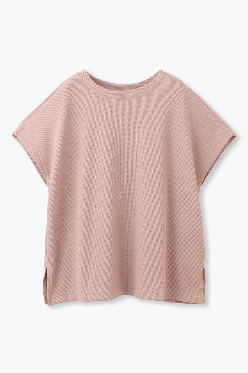 レリル/lelillの【日本製】ハイテクワッフル　ワイドTシャツ(ピンク/12531712)