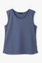 【日本製】ハイテクワッフル　タンクトップ レリル/lelill ブルー