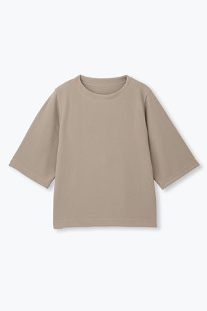 lelill　ハイテクワッフルタンクトップ　茶色 lelill レリル【日本製】ハイテクワッフルタンク