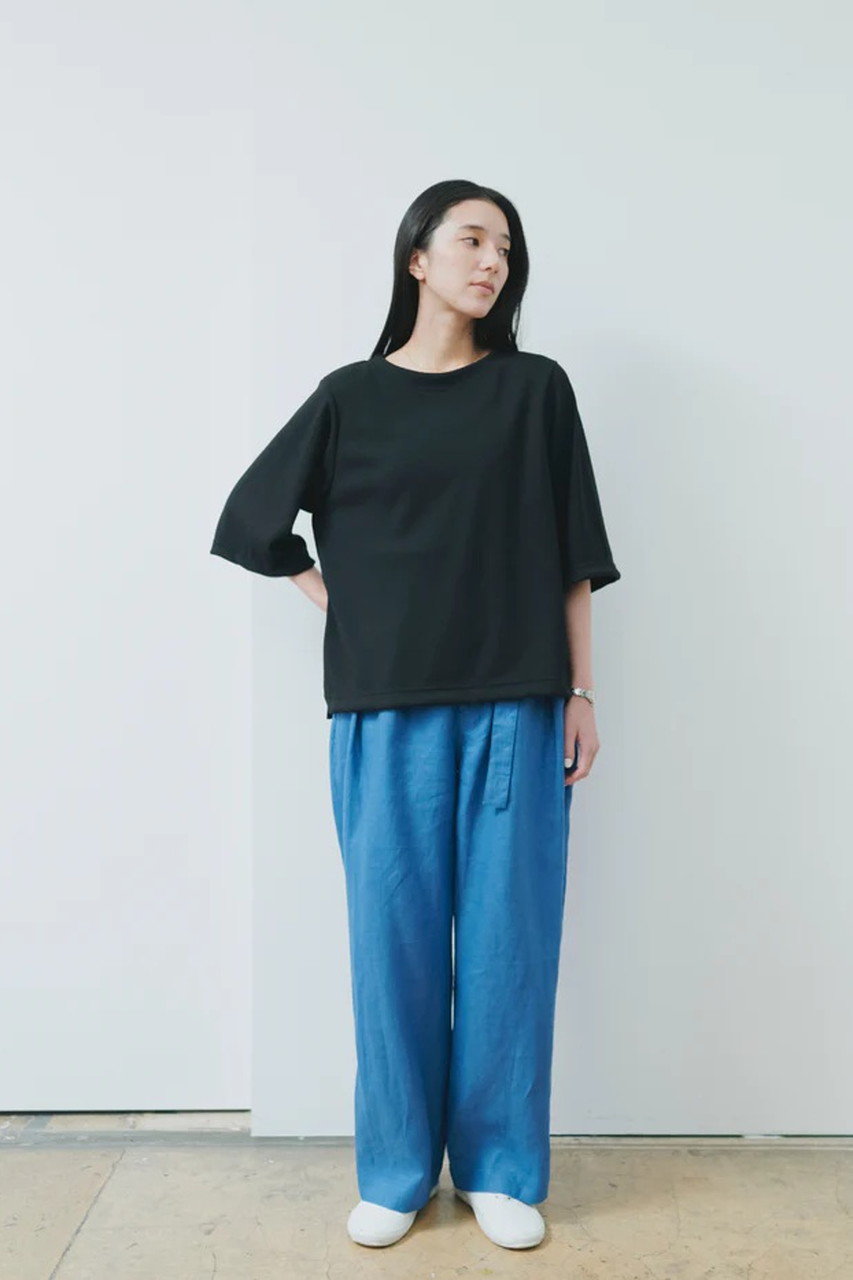 lelill◆25SS/ハイテク2WAY H/Sプルオーバー/38/ポリエステル/KHK/12531812 lelill(レリル)｜【日本製】ハイテクワッフルオーバーサイズT