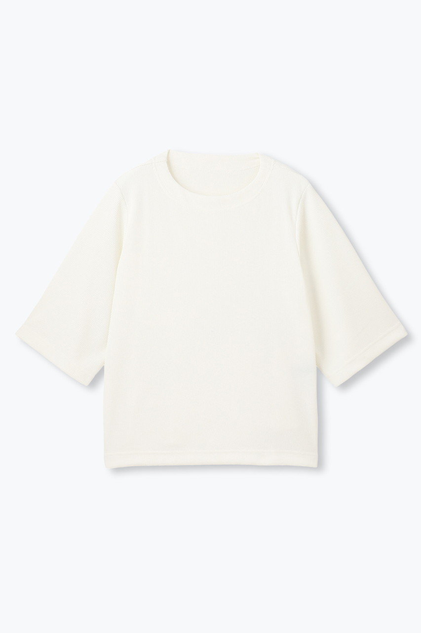 lelill 【日本製】ハイテクワッフルオーバーサイズT (オフホワイト, 38) レリル ELLE SHOP lelill 【日本製】ハイテクワッフルオーバーサイズT (オフホワイト, 38) レリル ELLE SHOP