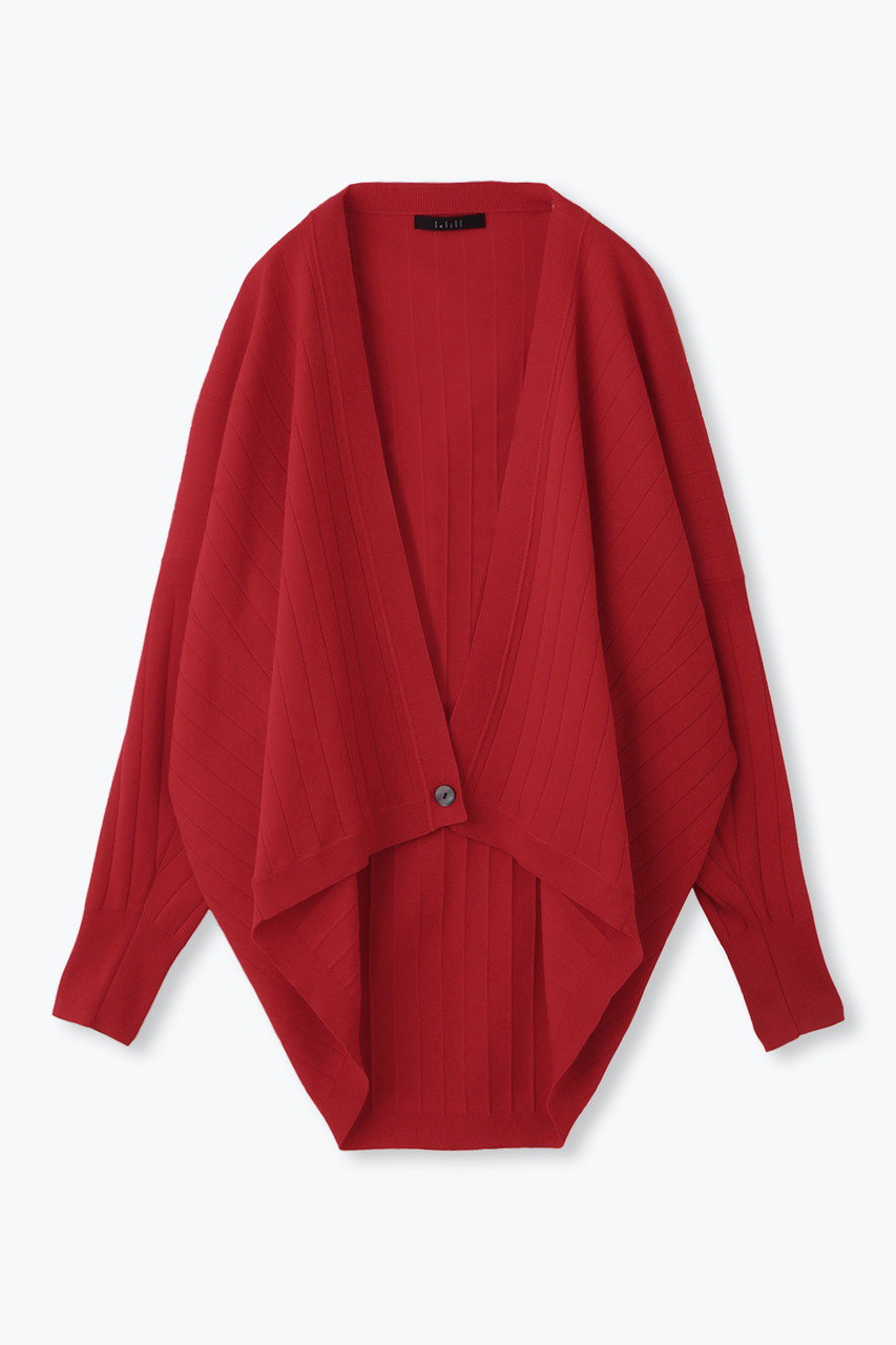 レリル/lelillのハイテクワイドリブ ボレロ(レッド/12551013)