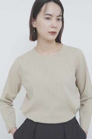 レリル/lelillのハイテクワイドリブ ニット(110300/110301)