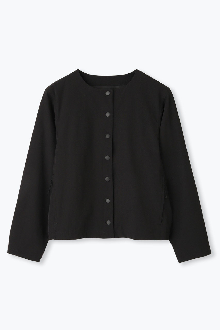 lelill SOFT SHELL SHORT ジャケット (ブラック, 38) レリル ELLE SHOP lelill SOFT SHELL SHORT ジャケット (ブラック, 38) レリル ELLE SHOP