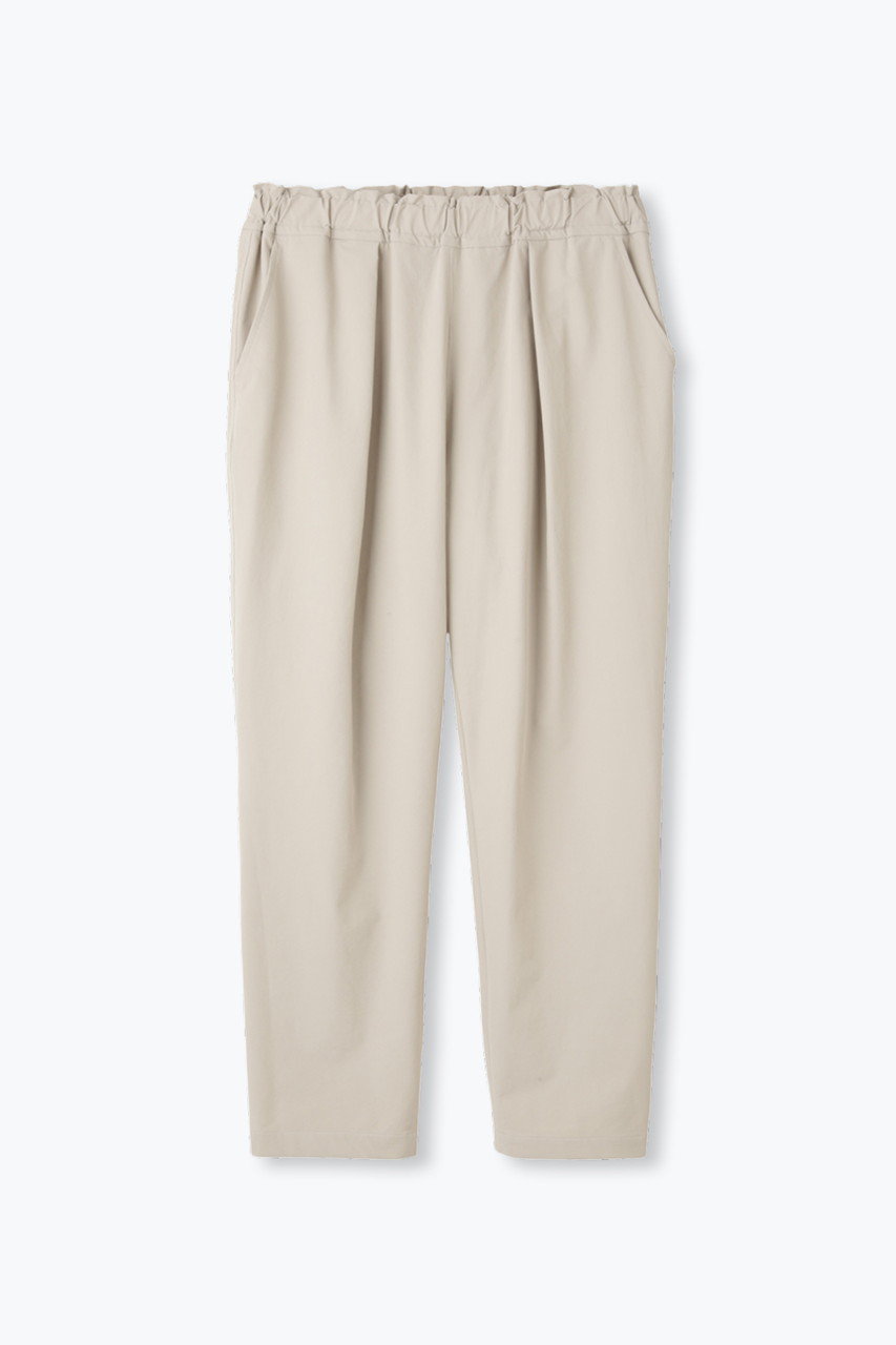 lelill SOFT SHELL イージーテーパード パンツ (グレージュ, 40) レリル ELLE SHOP lelill SOFT SHELL イージーテーパード パンツ (グレージュ, 40) レリル ELLE SHOP