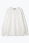 ハイテクニット スウェット （ワイドシルエット） レリル/lelill オフホワイト