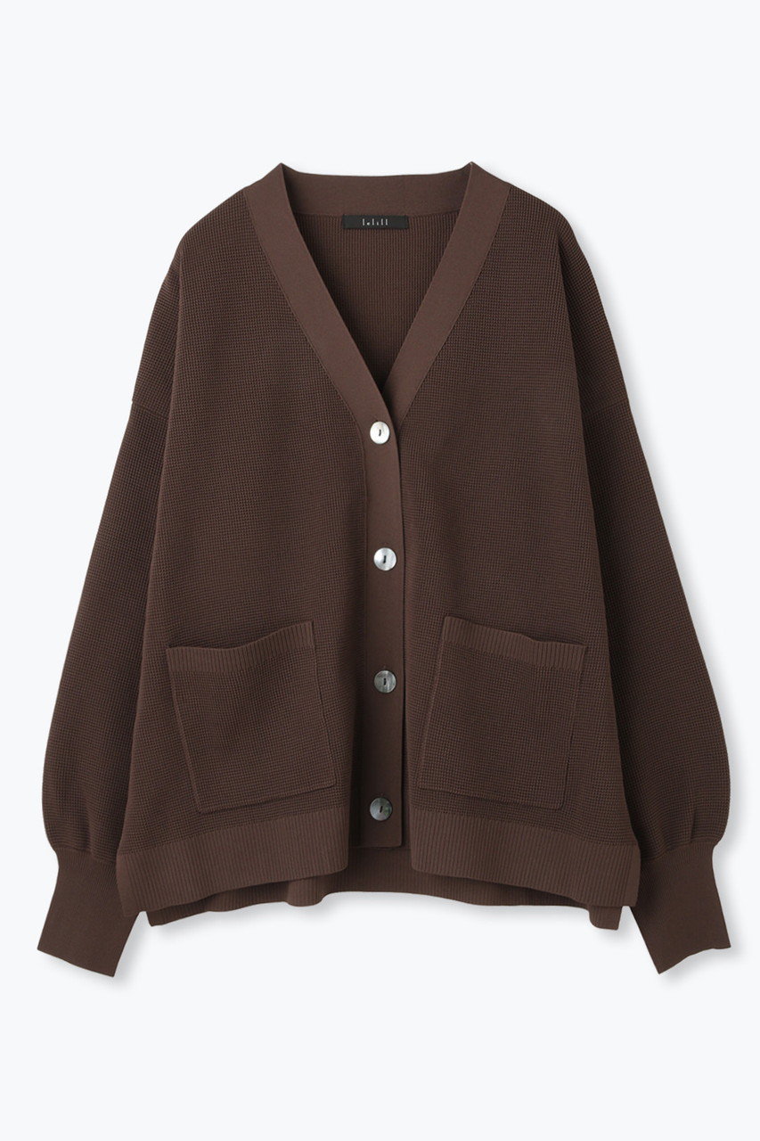 ハイテクワッフル カーディガン