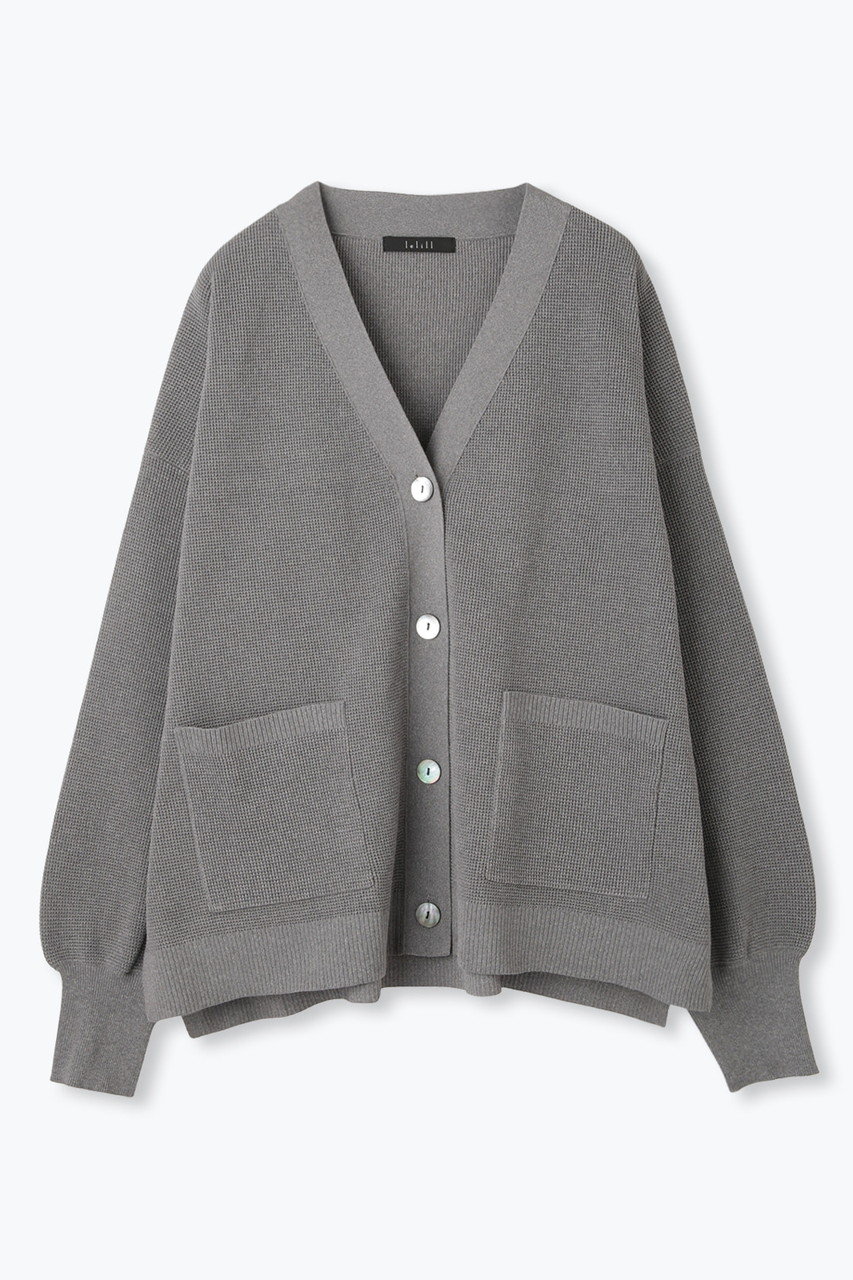 ハイテクワッフル カーディガン