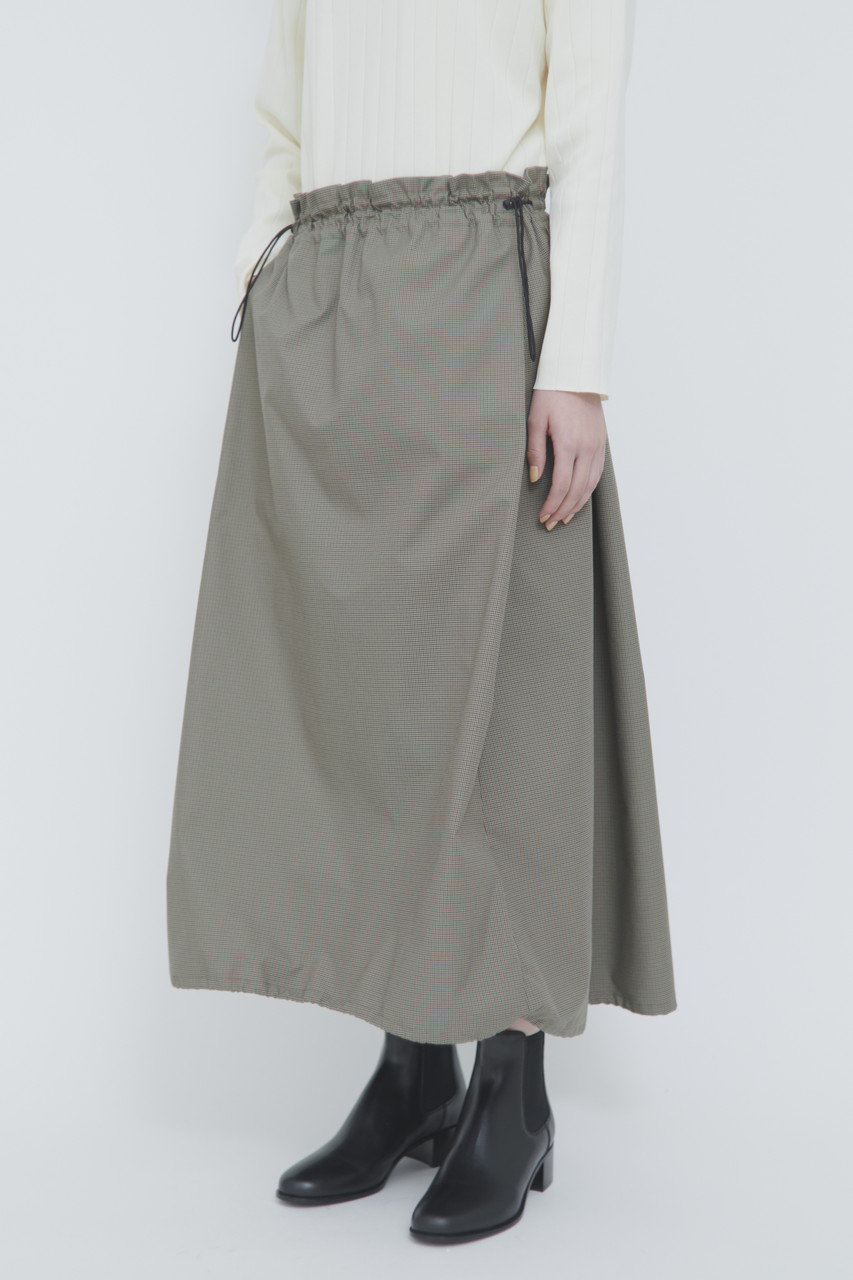 タグあり　lelill レリル　オールウェザーバルーンフレアースカート 36 lelill(レリル)｜【日本製】オールウェザーバルーンフレアーSK