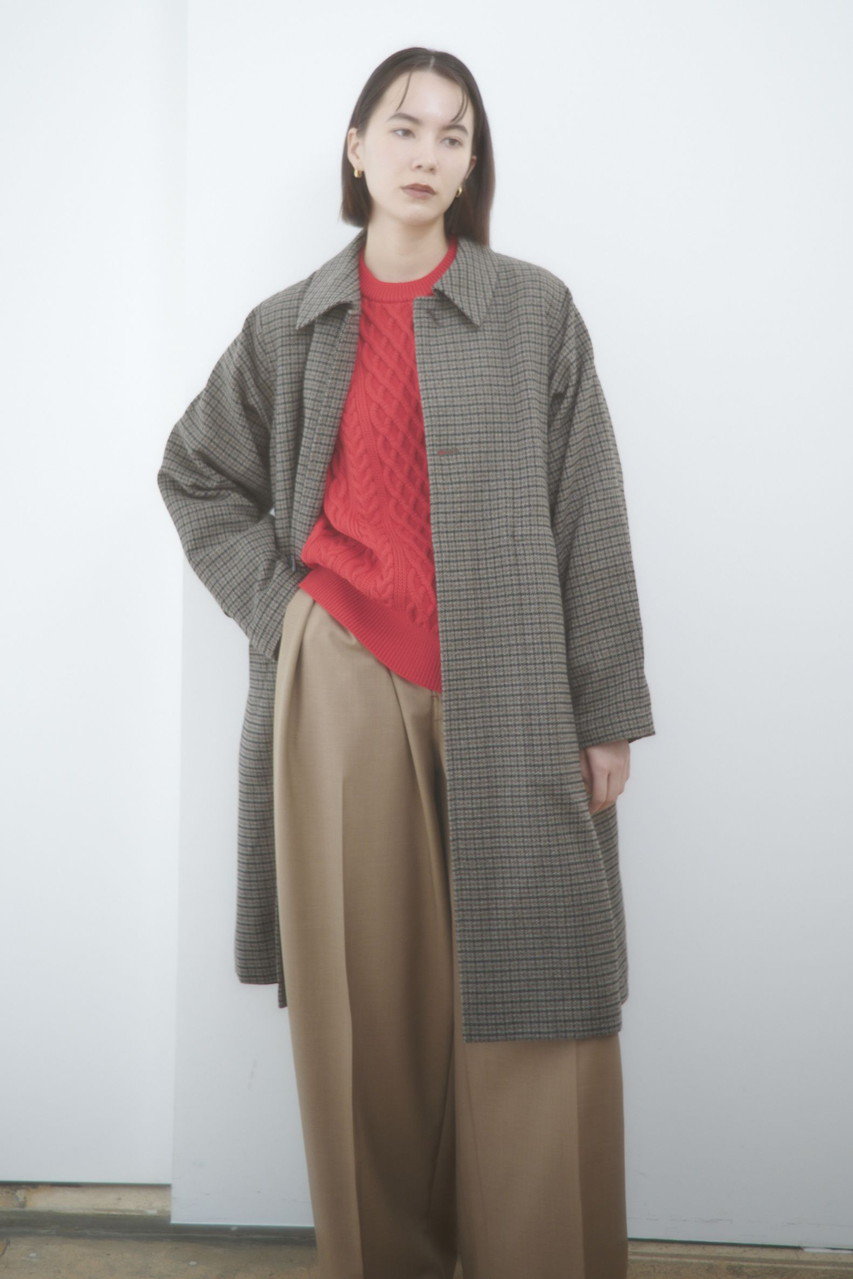 lelill(レリル)｜TECH BALMACAAN COAT/バルマカーンコート/ベージュ の
