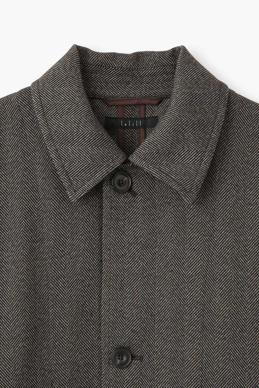 新品未使用lelile バルマカーン　ベンチレーションコート　キャメルサイズ38 lelill(レリル)｜TECH BALMACAAN COAT/バルマカーンコート/ベージュ の