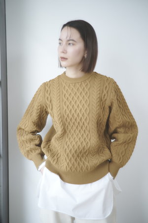 レリル/lelillのハイテク アランニット(110300/110301)