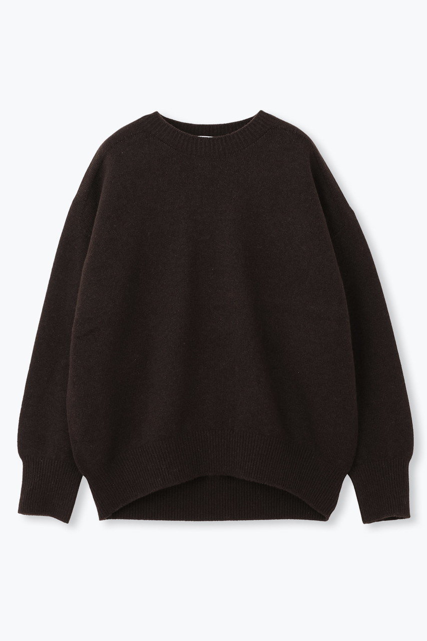 レリル/lelillのホールガーメント　ラムプルオーバー / ニットセーター(ダークブラウン/15571012)