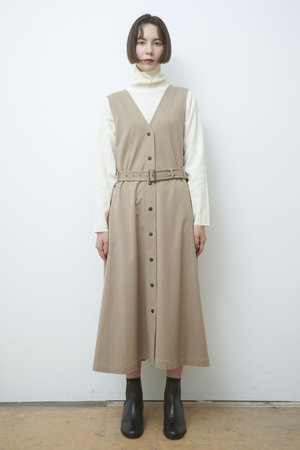 レリル/lelillの2WAY Aラインベルテッドワンピース(110500/110502)