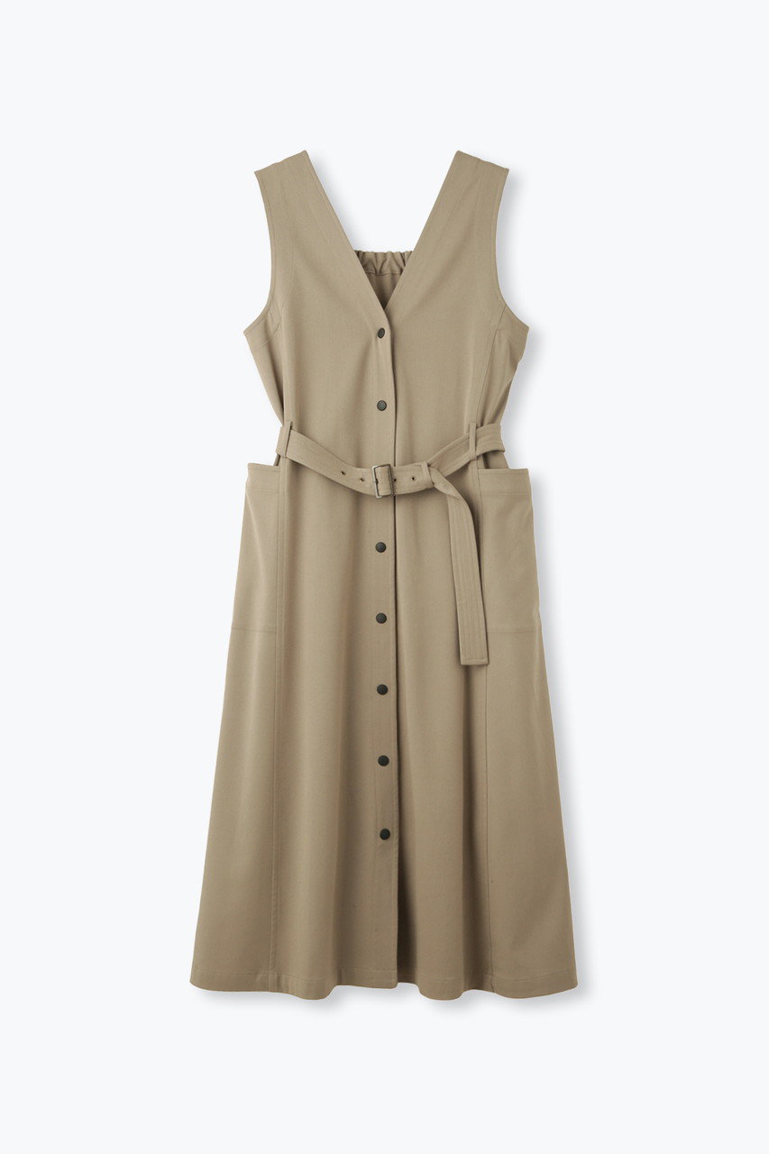 レリル/lelillの2WAY Aラインベルテッドワンピース(グレージュ/11570438)