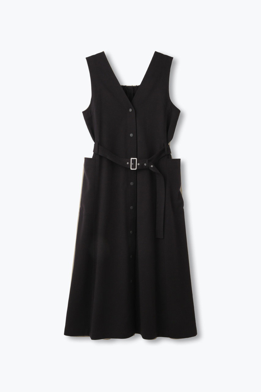 レリル/lelillの2WAY Aラインベルテッドワンピース(ブラック/11570438)