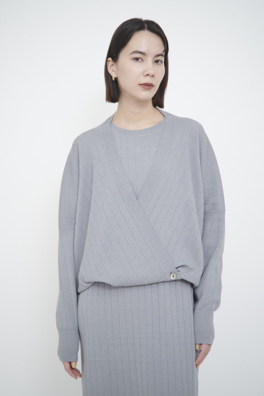 lelill(レリル)｜【limited set item】ハイテクワイドリブ ニット+