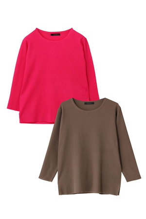 レリル/lelillの【limited set item】ハイテクリブニット 8分袖　2セット