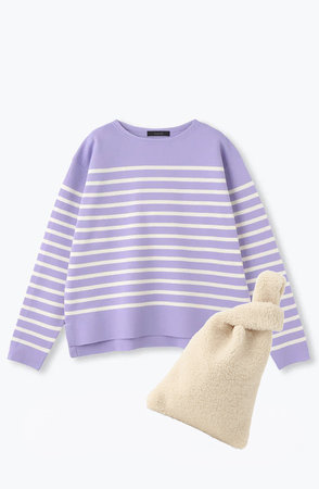 レリル/lelillの【limited set item】ハイテクボートニット + ボアバッグ