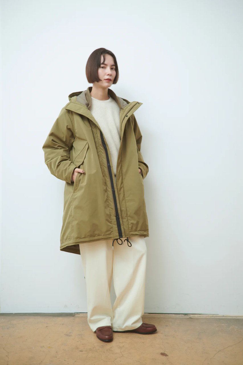 ELLE girl ライトカーキ モッズコート Fサイズ ELLE girl ライトカーキ モッズコート Fサイズ ELLE girl ライトカーキ