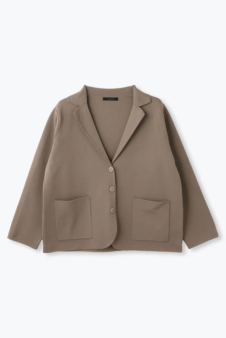 レリル/lelillのハイテクニット/ニットジャケット(グレージュ/11570614)