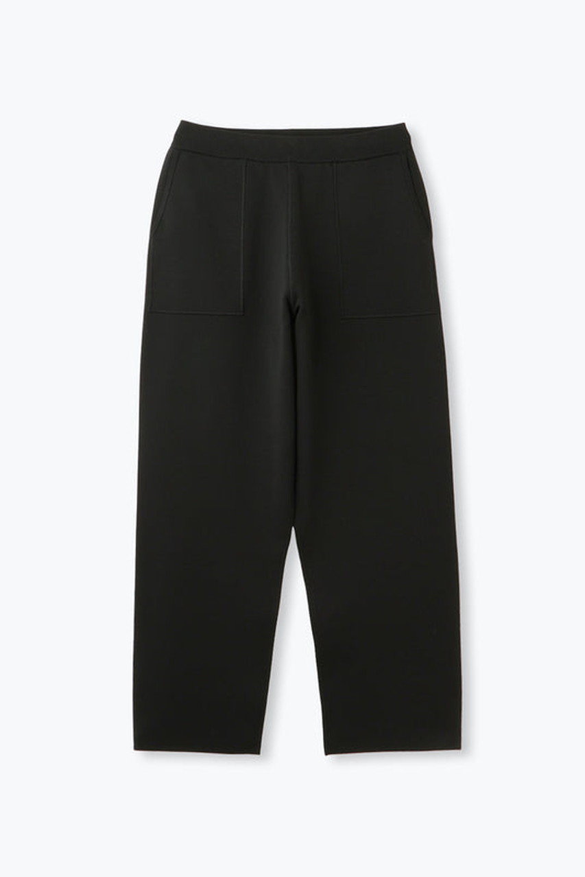 レリル/lelillのハイテクニット/テーパードシルエットパンツ(ブラック/11570626)