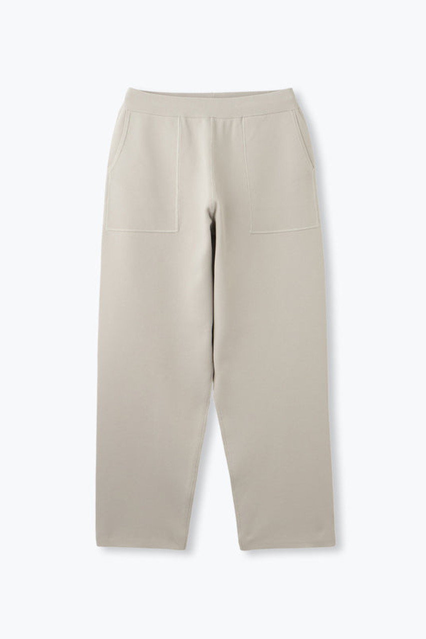 レリル/lelillのハイテクニット/テーパードシルエットパンツ(ライトグレー/11570626)