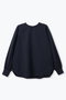 THE BASIC BLOUSE 4.0 レリル/lelill ネイビー