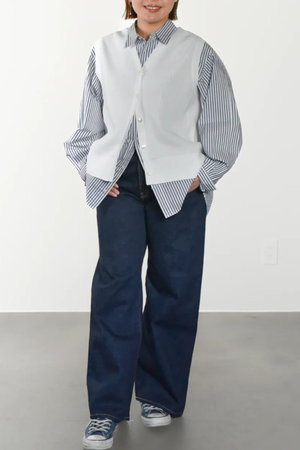 レリル/lelillのハイテク2WAYワッフルジレ(110800/110806)