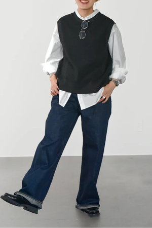 レリル/lelillのハイテク2WAYワッフルジレ(110800/110806)