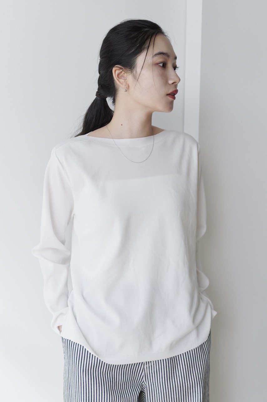 lelill(レリル)｜ハイテク2WAYバスクニット/グレー の通販｜ELLESHOP