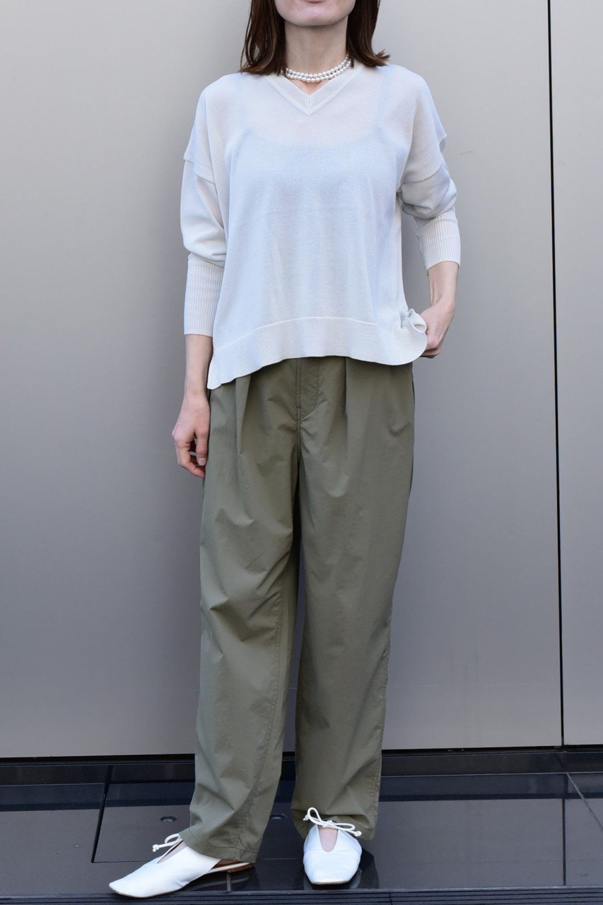 lelill(レリル)｜THE BASIC NYLON CHINO/ベーシックナイロンチノパンツ