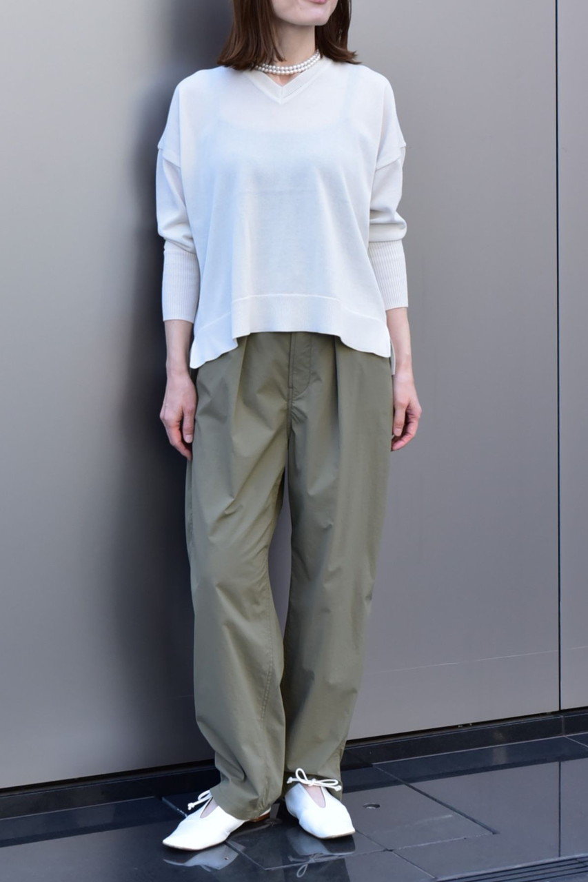 lelill(レリル)｜THE BASIC NYLON CHINO/ベーシックナイロンチノパンツ