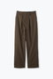 THE BASIC NYLON CHINO/ベーシックナイロンチノパンツ レリル/lelill ブラウン