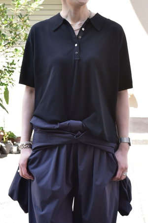 レリル/lelillのハイテク ニットポロシャツ(110400/110403)