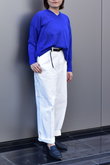 ワイドVネックプルオーバー