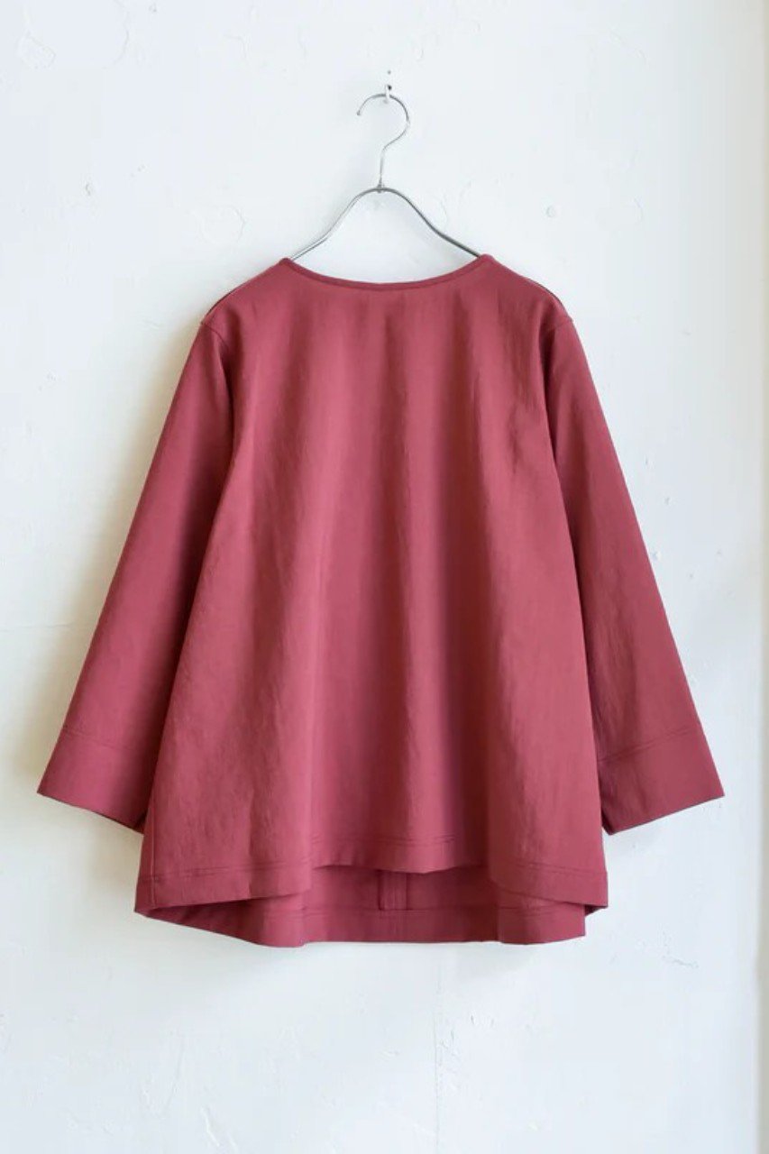 レリル/lelillのハイテクシアーBASIC BLOUSE(ボルドー/11630731)