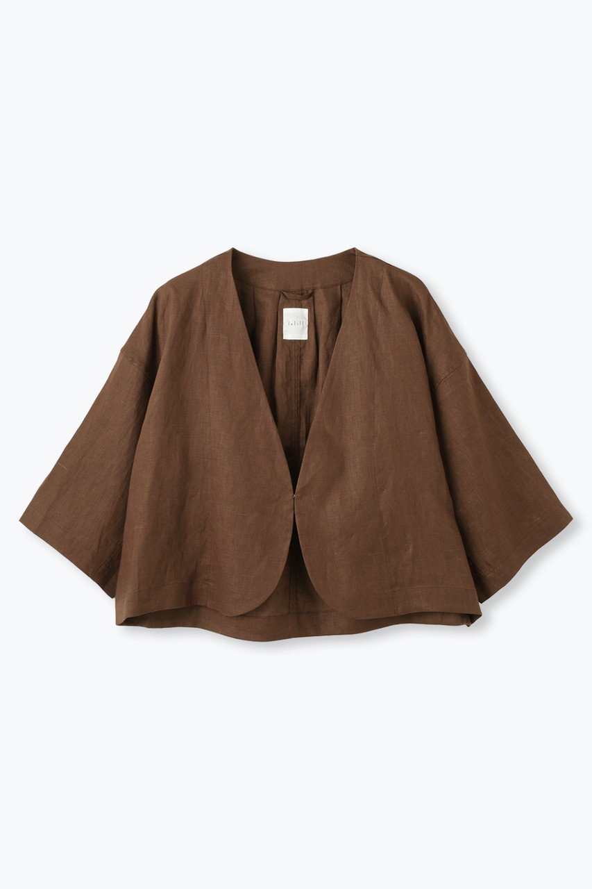 レリル/lelillのリネンタックボレロ(ブラウン/15631424)
