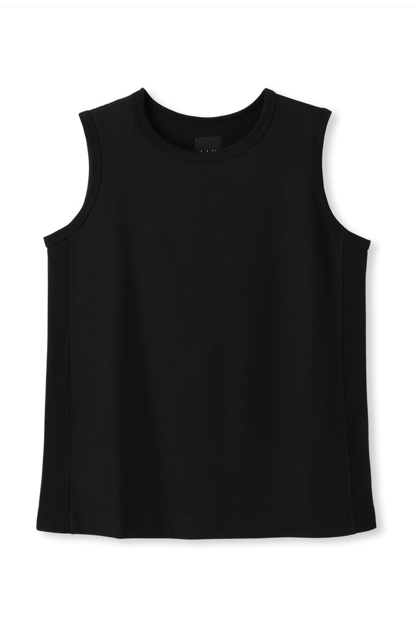 レリル/lelillのTHE HIGHTECH BASIC SLEEVELESS TShirt / ベーシックスリーブレス Tシャツ(ブラック/11630542)