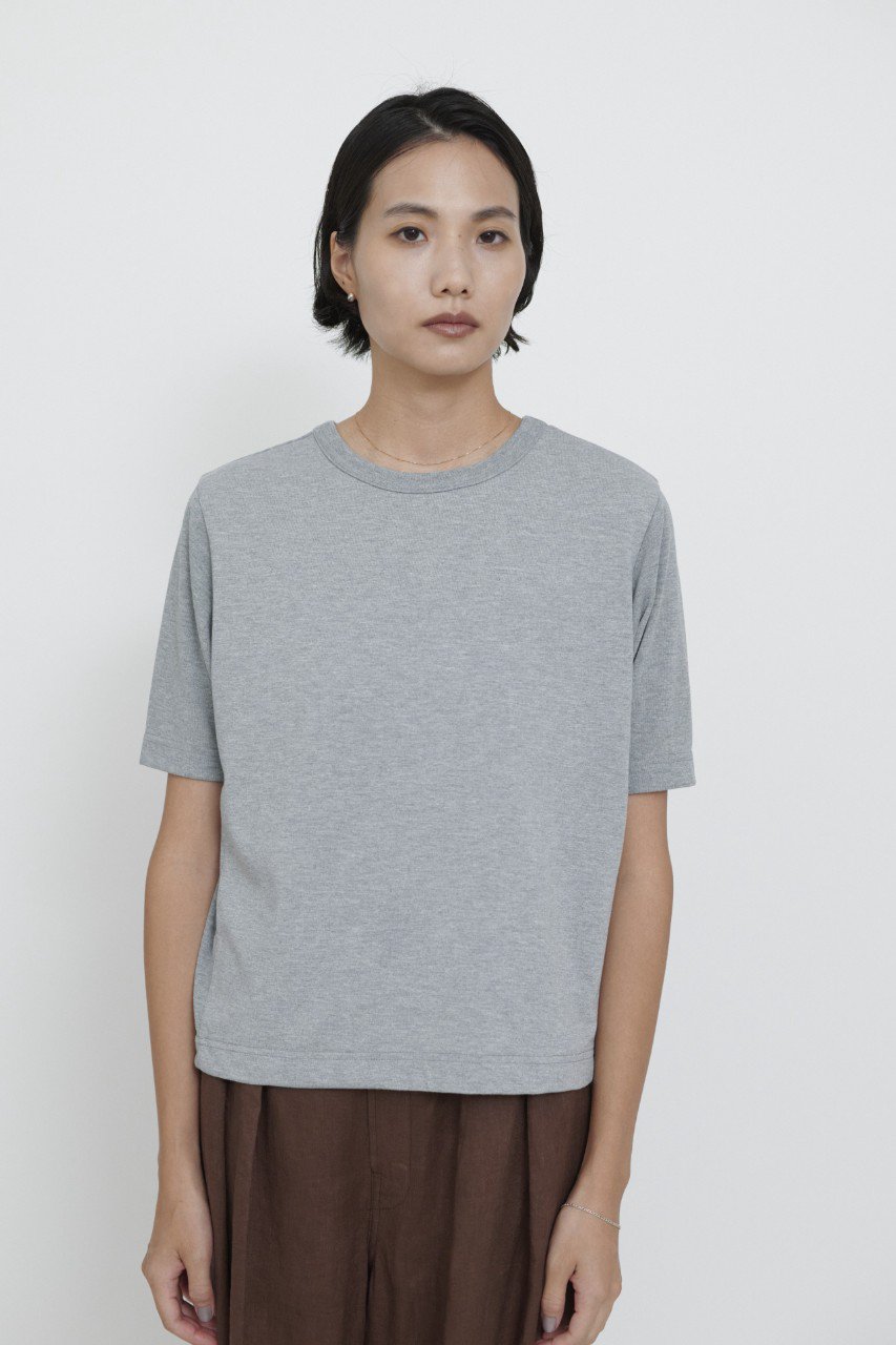 lelill(レリル)｜THE ハイテクベーシック 2WAY Tシャツ/グレー の通販