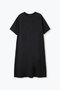 THE ハイテクベーシック Tシャツワンピース レリル/lelill ブラック