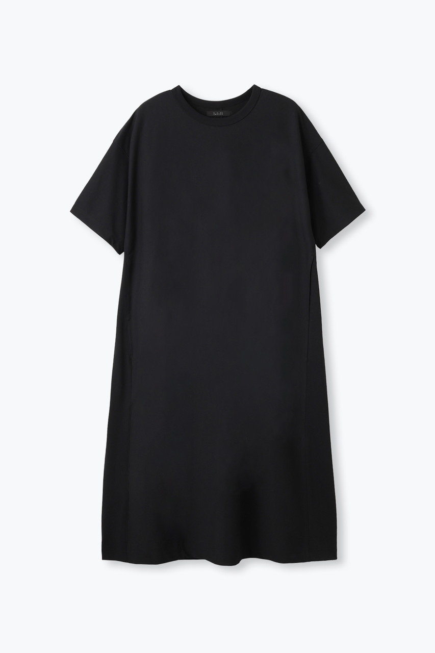 レリル/lelillのTHE ハイテクベーシック Tシャツワンピース(ブラック/11630528)