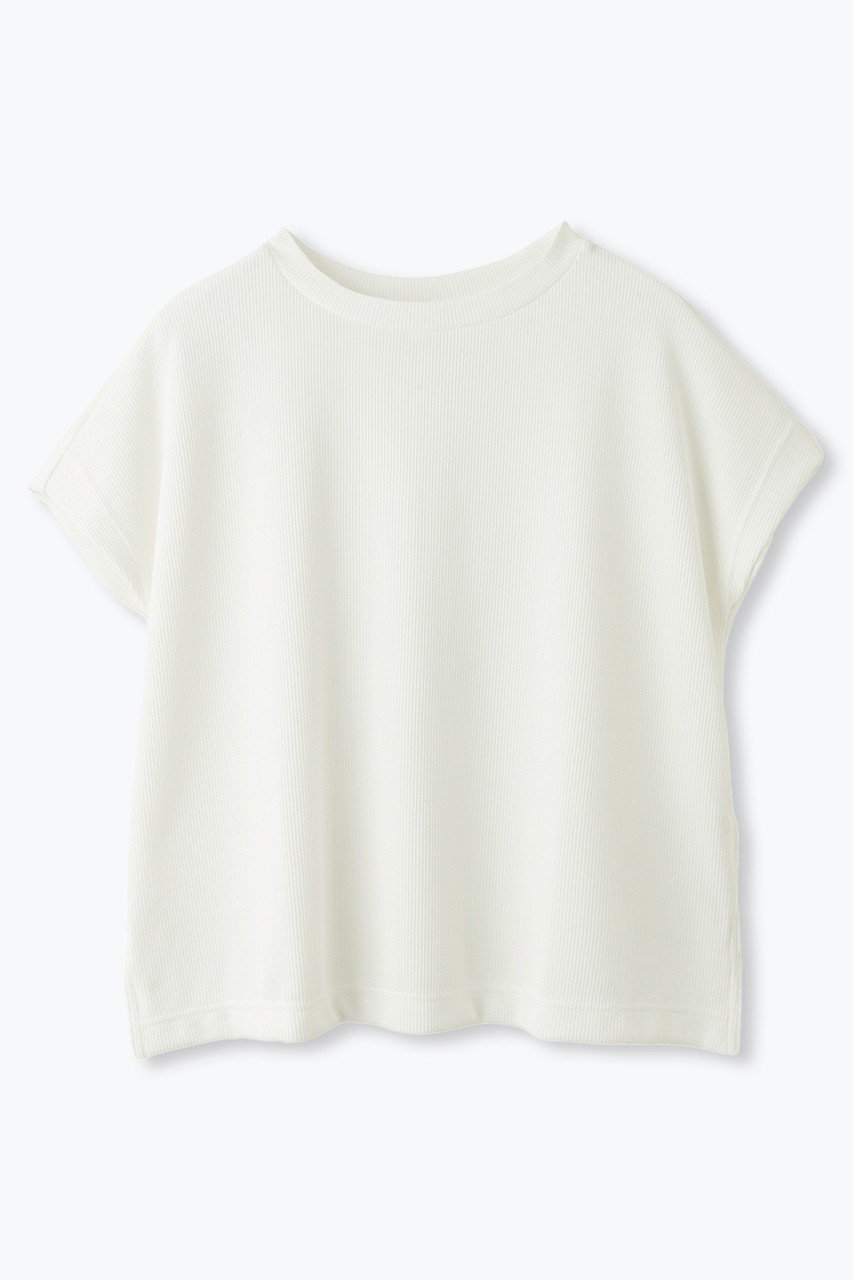 レリル/lelillのハイテクワッフル　ワイドTシャツ(オフホワイト/11630912)