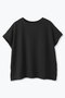 ハイテクワッフル　ワイドTシャツ レリル/lelill ブラック