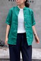 【limited Price】リネンシャツ×ギマノースリーブ レリル/lelill