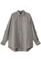 W’s TECH REGULAR COLLAR　SHIRT L/S GLEN CHECK ダイワ ピア39/DAIWA PIER39 ベージュ