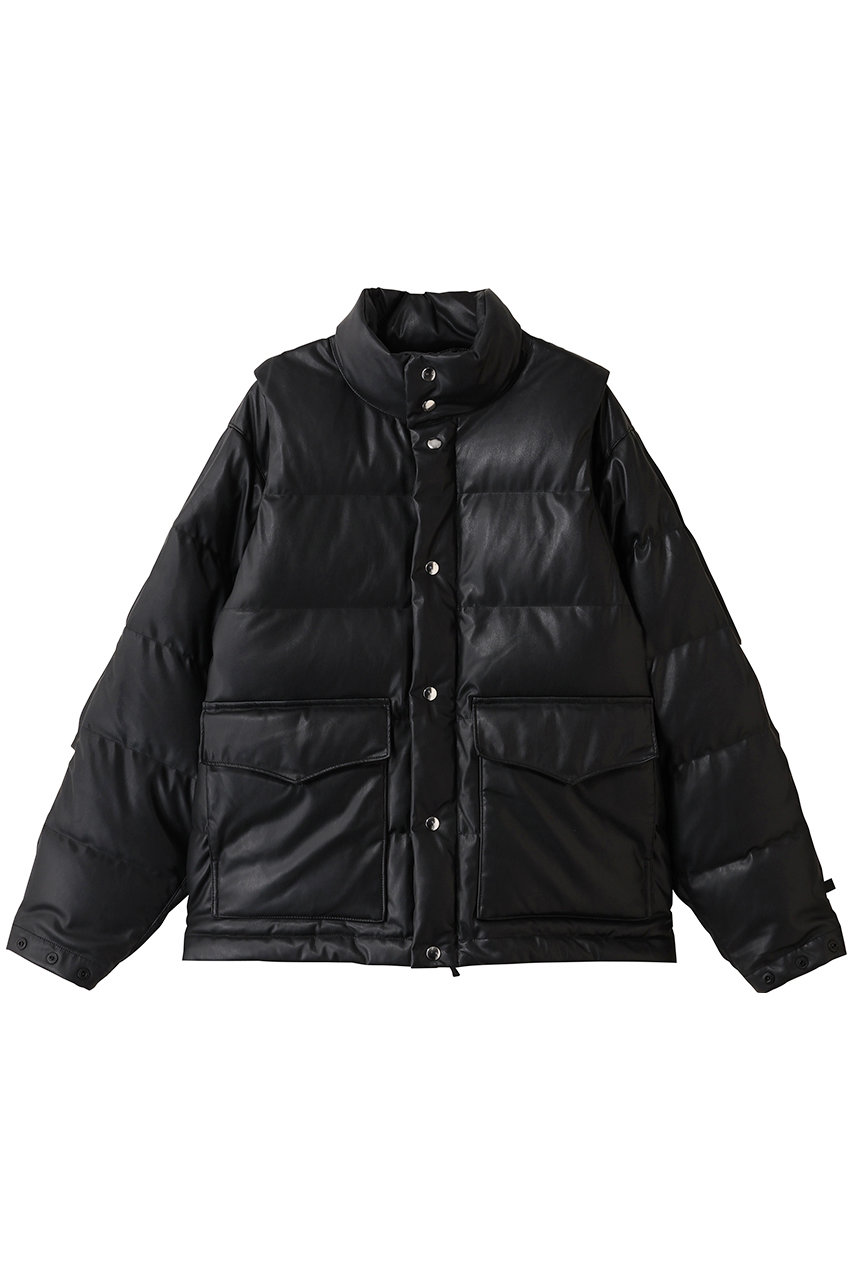 DAIWA PIER39 【MEN】TECH 2WAY SYNTHETIC SKIN DOWN JACKET (ブラック, M) ダイワ ピア39 ELLE SHOP DAIWA PIER39 【MEN】TECH 2WAY SYNTHETIC SKIN DOWN JACKET (ブラック, M) ダイワ ピア39 ELLE SHOP