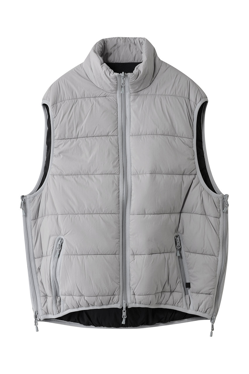 DAIWA PIER39 【MEN】TECH REVERSIBLE CLIMBERS PUFF VEST (シルバー×ブラック, M) ダイワ ピア39 ELLE SHOP DAIWA PIER39 【MEN】TECH REVERSIBLE CLIMBERS PUFF VEST (シルバー×ブラック, M) ダイワ ピア39 ELLE SHOP