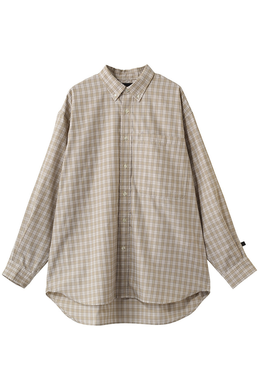 W’s TECH BUTTON DOWN SHIRT L/S GREN PLAID